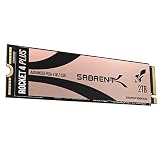 Sabrent 2 TB Rocket 4 Plus NVMe 4.0 Gen4 PCIe M.2 Internes SSD-Solid-State-Laufwerk mit extremer Leistung R/W 7100/6600MB/s (SB-RKT4P-2TB)