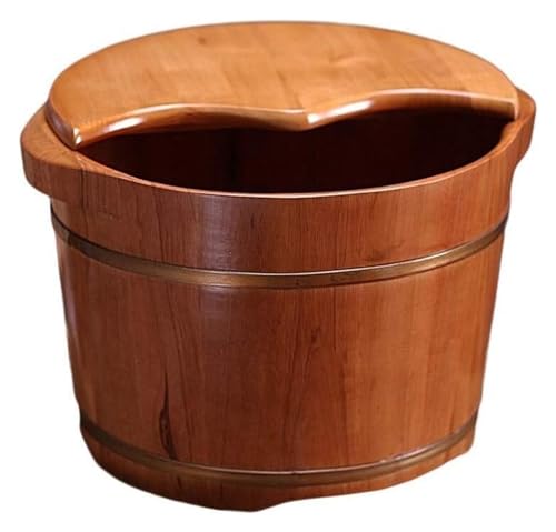 Cuenca de madera para pies spa en casa