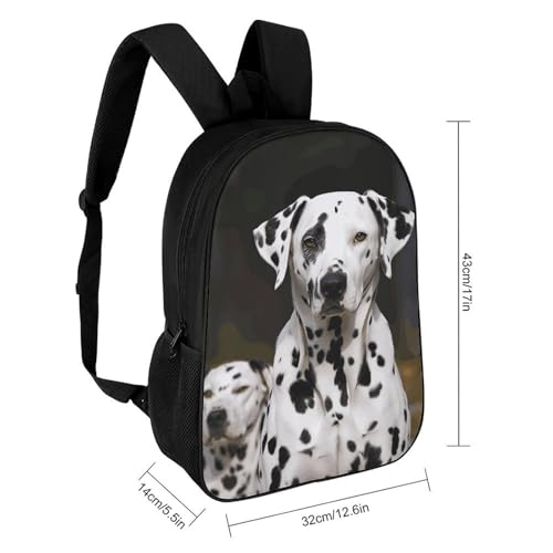 Dalmatian Dog Lightweight Backpack Casual Carry On Laptop Backpack,Hiking Bag for Camping Sports Work2