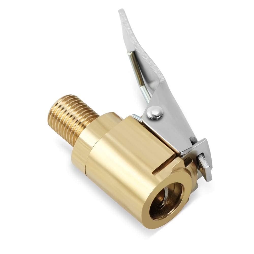 1PC Car Auto Brass 8mm Tyre Wheel Tire Air Chuck Inflator Pump Valve Clip Clamp Connector Adapter car Accessories for Compressor-image-42