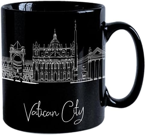 Miniatura 729 de Taza de cerámica Madrid Spain Skyline, taza blanca de recuerdo de Europa de 11 onzas, taza de café personalizada, regalo para cumpleaños, taza