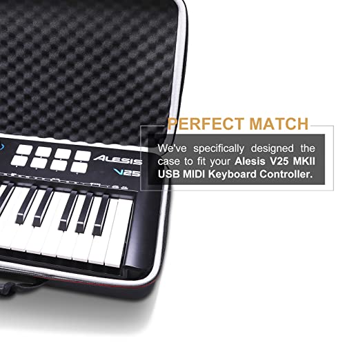 Ltgem Eva Hard Case For Alesis V25 Mkii Usb Midi Keyboard Controller - Travel Protective Carrying Storage Bag #TOP7
