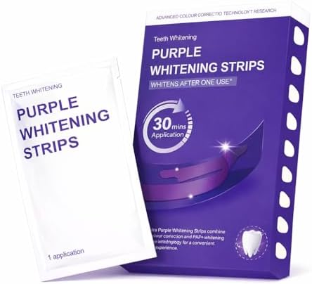 Purple Teeth Whitening Strip - Mild Whitening Solution that Effec...
