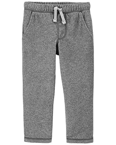 Carter's Baby Boys' 2-Pack Fleece Pant (7, Grey/Black)3