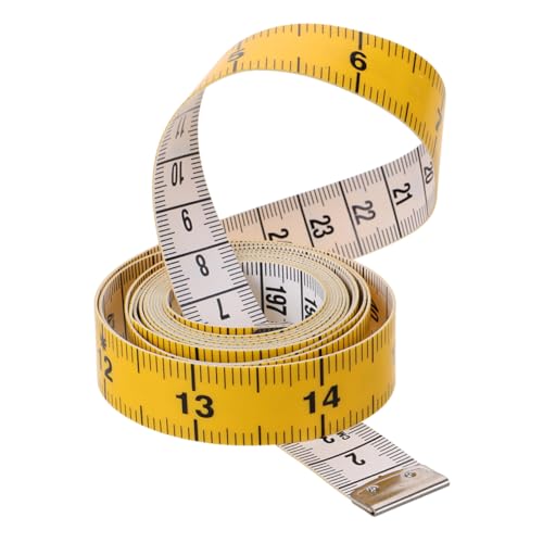 Uonlytech Soft Fabric Measuring Tape for Sewing Dual Scale Waist Height Measurement Tool Portable Accurate Durable Tape Measure for Seamstresses and Personal Use