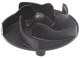 Rueda para lavavajillas, 6 palas, altura 21 mm, diámetro 83 mm, M7L, eje derecho, diámetro 12 mm x 31 mm