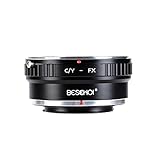 Beschoi Lens Mount Adapter for Contax Yashica C/Y Lens to Fujifilm FX Mount X-Series Camera Body, Fits Fuji X-Pro1 X-Pro2 X-E1 X-E2 X-M1 X-A1 X-A2 X-A3 X-A10 X-M1 X-T1 X-T2 X-T20 X30