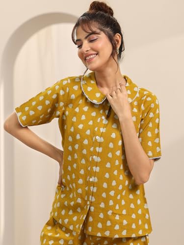 Image of Libas Printed Cotton Night Suit