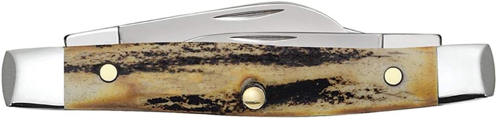 Case WR XX Pocket Knife Indian Sambar Stag Small Stockman Item #178 - (5333 SS) - Length Closed: 2 5/8 Inches