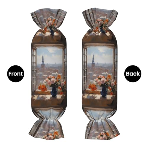 Almohada Viscoelástica Negro Tamaño Único Decorativa miniatura 2