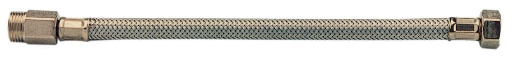 10PZ FLESSIBILI IN ALLUMINIO PROLUNGATO MASCHIO 1/2 FEMMINA 3/8 CM. 35 Nextradeitalia