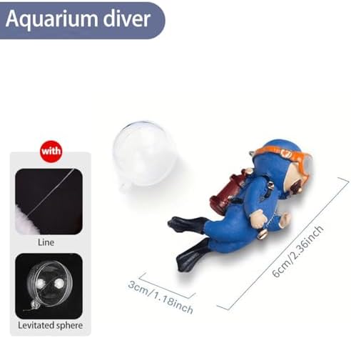 2 Pack Floating Fish Tank Decorations - Aquarium Accessories