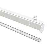 Flairdeco Paneelwagen mit Klettband, Aluminium, Weiß, 60 cm, 2 Stück