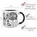 The Unemployed Philosophers Guild Heat Transforming Disappearing Cheshire Cat Mug - Hot Coffee Leaves Behind Only the Grin, Comes in Gift Box, 12oz