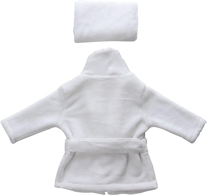Image of BabyMoon Spa New Born Baby Photography Shoot Props Costume | 3-6 Months | Spa White