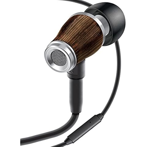 Auriculares Intrauditivos de Madera GOgroove con Micrófono Cover