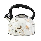 SharpChef Whistling Stovetop Tea Kettle,Food Grade Stainless Steel, Cool Touch...