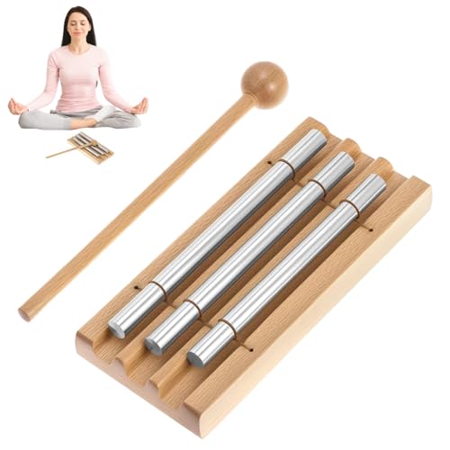 JNEYVIC Energy Klangstab Chime Glockenspiel 3 Ton Laut Klangstab...