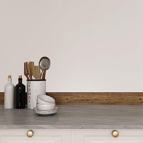 Decotalk 3 Inchx236 Inch Wood Border Wallpaper Peel And Stick Wood Grain Wallpaper Border Self Adhesive Wall Paper Border Removable Mirror Frame Border Wood Border Wallpaper For Bedroom Home Decor thumb #5