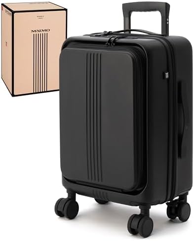 （00:01時点） [MAIMO] スーツケース Sサイズ 機内持ち込み 日本メーカー 【フロントオープンで荷物がサッと取り出せる】 静音キャスター ストッパー付き HINOMOTO フロントオープン 前開き キャリーバッグ キャリーケース STAND U