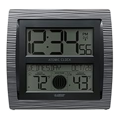 La Crosse Curved Atomic Digital Clock product image