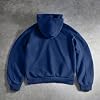 Sudadera extragrande para hombre, estilo Y2K, costuras de panel, pullover 6