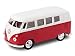 Produktbild Welly VW Bulli Bus 1963 T1 Modellauto 12 cm Classical Bus Modell Bully, Variante wählen:56/0041 VW Bus T1 rot