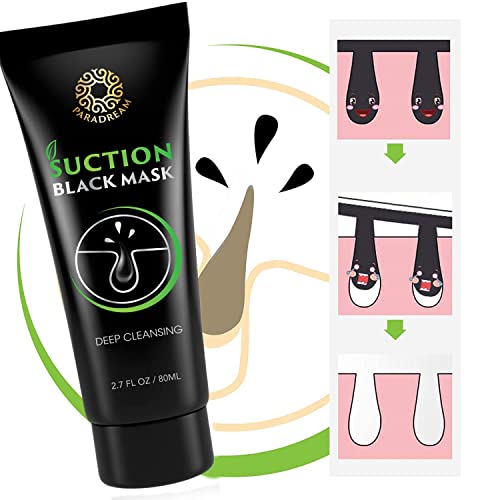 Blackhead Remover Mask, Charcoal Face Mask for Black Head Remover, Blackhead Peel Off Face Mask Pore Cleaner Helps Men & Women Face Skin Care - 2.7 Ounce (80mL) - Thumbnail 4
