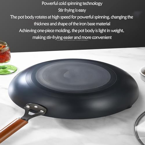 Wok antiadherente con tapa de vidrio y mango desmontable miniatura 6