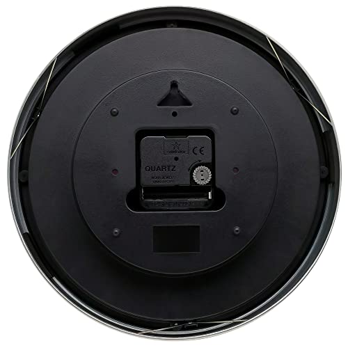 Hito Modern Silent Wall Clock Non Ticking 10 Inch Sweep Movement Aluminum Frame Glass Cover, Decorative For Kitchen, Living Room, Bedroom, Bathroom, Bedroom, Office #TOP3