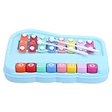 [TAILLE COMPACTE] Mesurant environ 9,4 x 6,7 x 2,4 pouces, ce piano pour bébé est parfait pour les petites mains et un rangement facile.