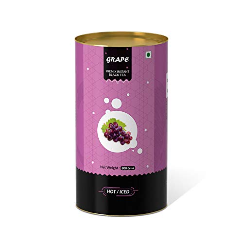 The Tea Planet Grape Flavoured Instant Black Tea just add hot water- 250 gm