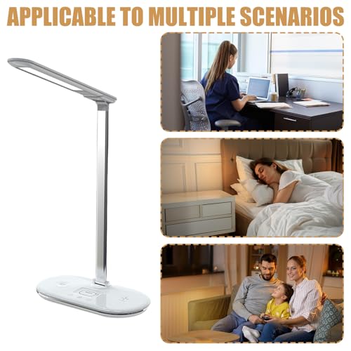Chargeur de téléphone rechargeable par USB avec lampe de table modulable