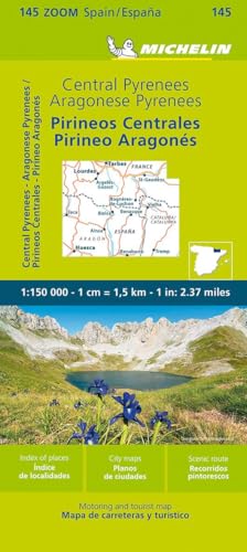 Michelin Hochpyrenäen: Straßen- und Tourismuskarte 1:150.000; Auflage 2023 (MICHELIN Zoomkarten)