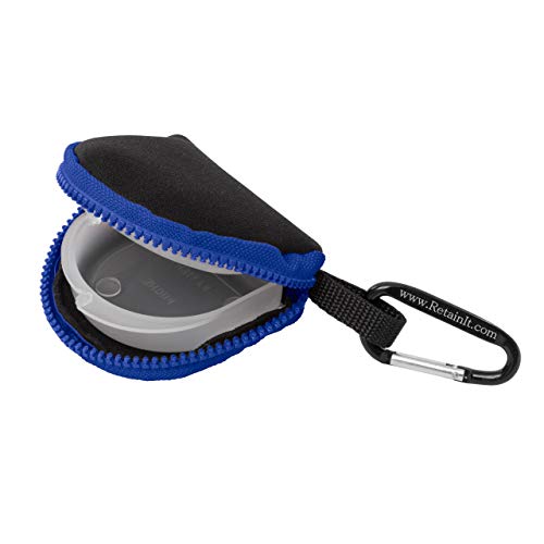 The Safe, Clip-on, Retainer, Mouth Guard and Dental Appliance Storage Solution! (Blue)