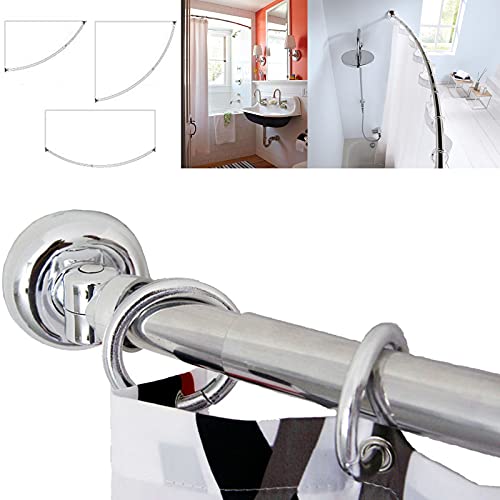 Asta ricurva 118-190 cm per tenda da doccia