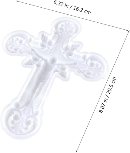 Miniatura 5 de SEWACC Moldes colgantes de joyería Moldes en forma de cruz Herramienta de hornear de chocolate para resina epoxi molde de resina Molde para Cruz