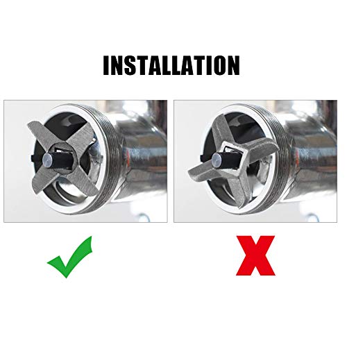 Meat Grinder Blade Stainless Steel Mincer Blade Knife Cutter Replacement for Grinders(#8) by Haofy - Image 8