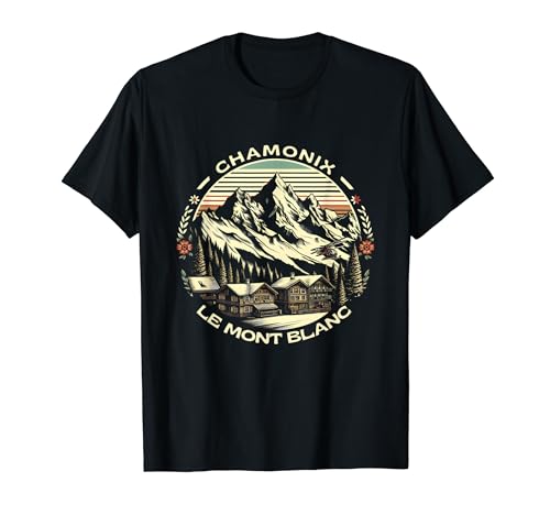 Chamonix Mont Blanc Ski & Snowboard T-Shirt