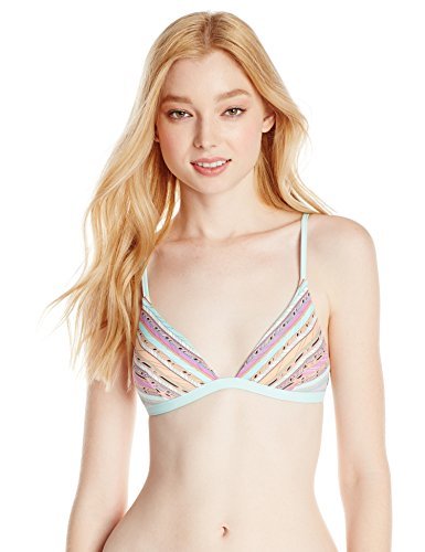 Rip Curl Retreat bikini femme bleu S - Maillot de bain triangle fixe pour la plage