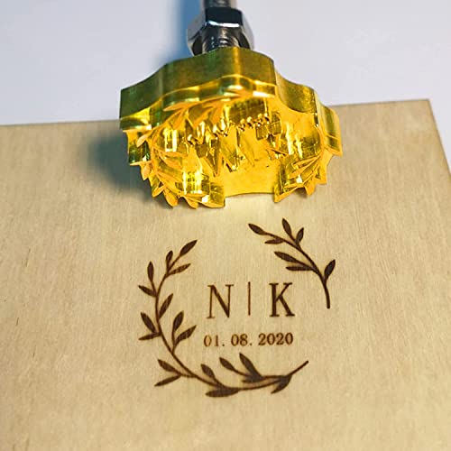 Custom Logo Branding Iron for Wood, Branding Iron Personalized Branding Iron Heat Stamp Design Stamp (2