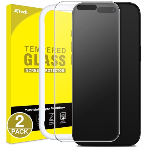 JETech Matte Screen Protector for iPhone Air Anti-Glare 9H Tempered Glass Film Anti-Fingerprint Smooth Touch Easy Installation Case-Friendly 6.5-Inch Display 2-Pack