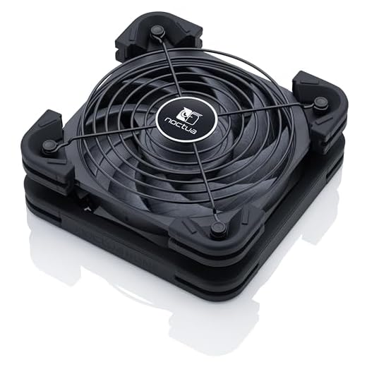 Noctua NV-FS2, Set Ventole Multiuso per il Raffreddamento di Dispositivi con Pluripremiata Ventola NF-A12x25 da 120 mm, Guarnizione e Cuscinetti Antivibranti e Controller di Velocità NA-FC1 (Nero)