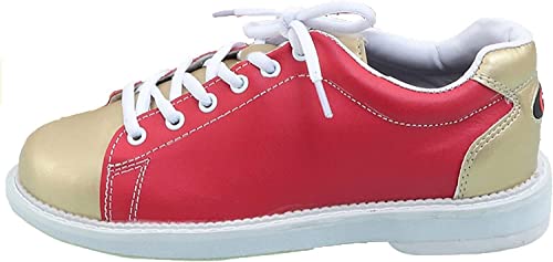 Womens Bowling Trainers Shoes Lace Up Breathable Bowling Sneakers Lightweight Classic Sneakers For Right Handed Bowlers (Color : A, Size : 10.5) #TOP17