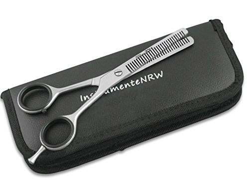 Preisvergleich Produktbild Premium Effilierschere - Modellierschere - Friseurschere - Haarschere - Ausdünnzahnung mit praktischem Aufbewahrungs-Etui (Nr. 3 = 7 Zoll Ausdünnzahnung 2-seitig)