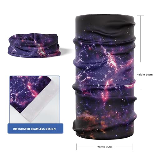 Galaxy Pattern Cooling Neck Gaiter Face Mask Lightweight Multifunctional Bandana for Cycling Hiking Outdoor Activities2