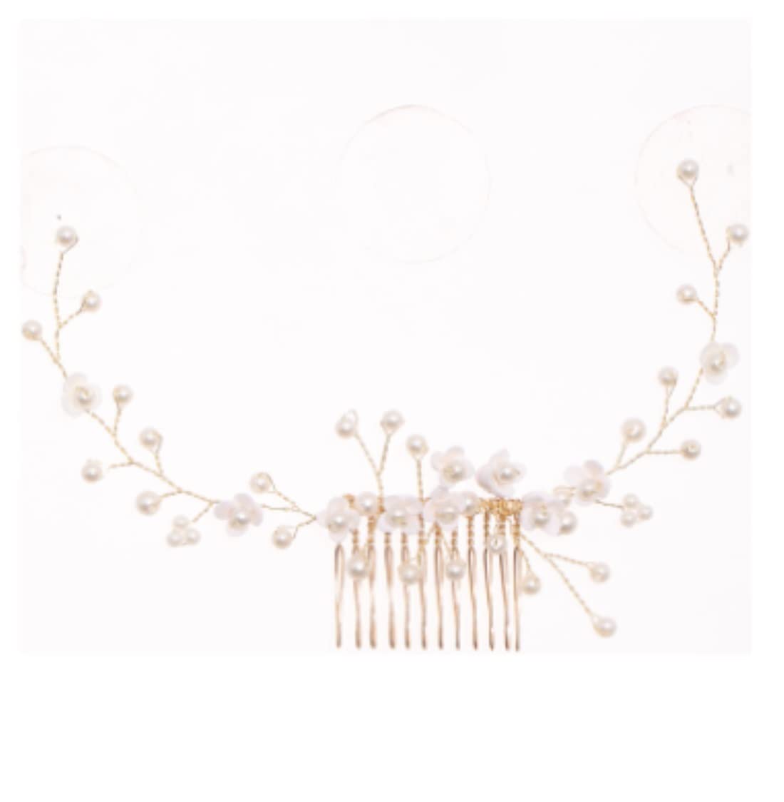 RUVOO Peinetas para el Pelo Novia Peine para el Cabello Peineta De Boda De Cristal A La Moda, Tiara, Accesorios para El Cabello De Novia, Tocado De Novia, Cabello Hecho A Mano para Mujer Boda Mujer