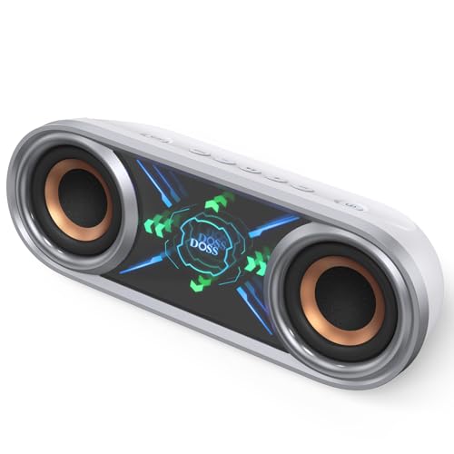 DOSS SoundBox Pro+ P400 Bluetoothスピーカー白 Amazon | DOSS SoundBox Pro+ P400 Bluetoothスピーカー 50W 重低音
