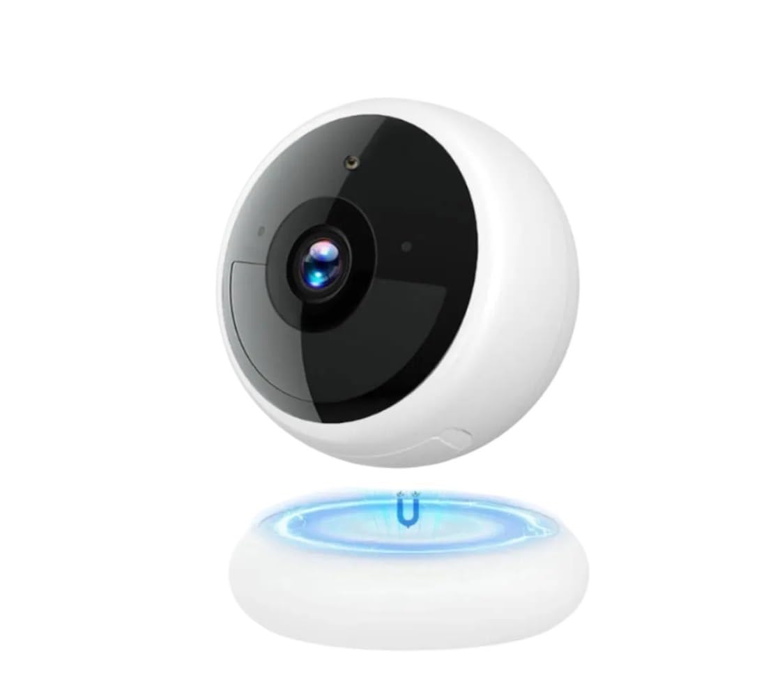 NCAEVGXRWJT 2K 5MP Battery Powered WiFi Security Camera, Magnetic Mount AI Motion Detection Indoor Outdoor Surveillance Cam(1PC NO SD Card)