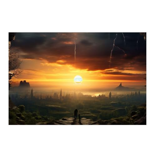 Poster sans cadre photo GAEKKO Le début de la vie 50 x 50 cm